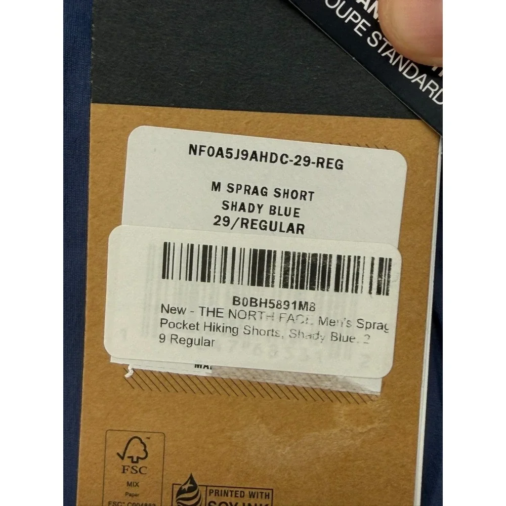 NWT The North Face Men Sprag‎ Shorts Navy Blue Regular Size 29